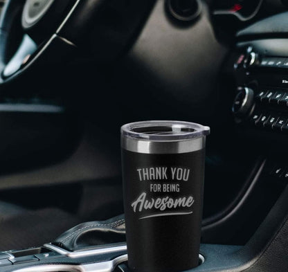 Thank You Tumbler 20oz – Gifts for Women, Friends, Boss & Teachers