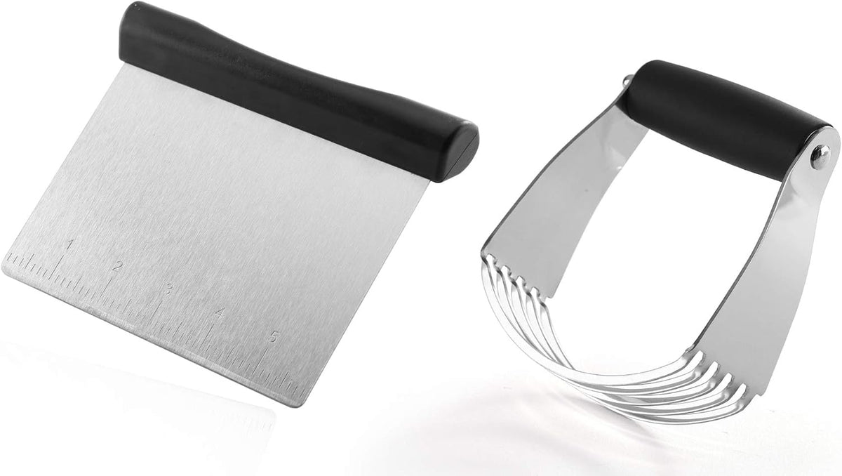 Spring Chef Dough Blender – Stainless Steel Pastry Cutter with Soft Grip