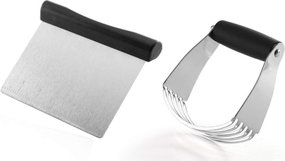 Spring Chef Dough Blender – Stainless Steel Pastry Cutter with Soft Grip