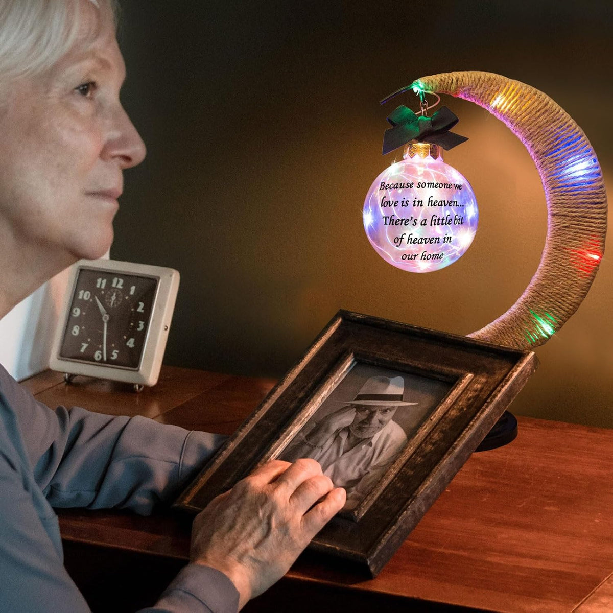 Memorial Moon Ornament – Sympathy & Remembrance Gift for Loved One