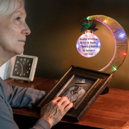 Memorial Moon Ornament – Sympathy & Remembrance Gift for Loved One