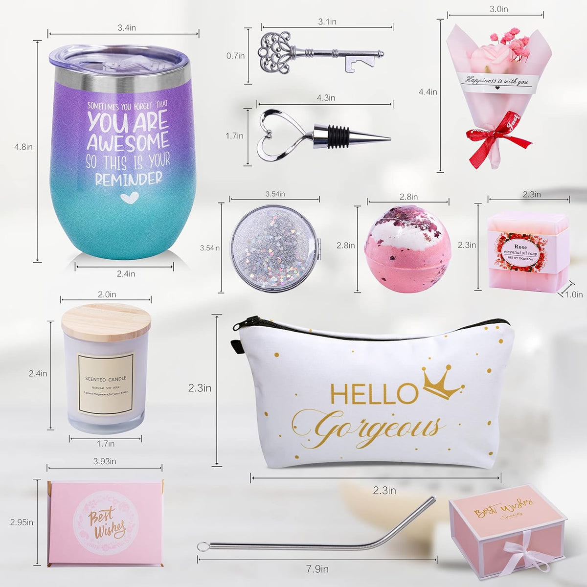 Birthday Gifts for Women – Relaxing & Inspirational Gift Box for Her
