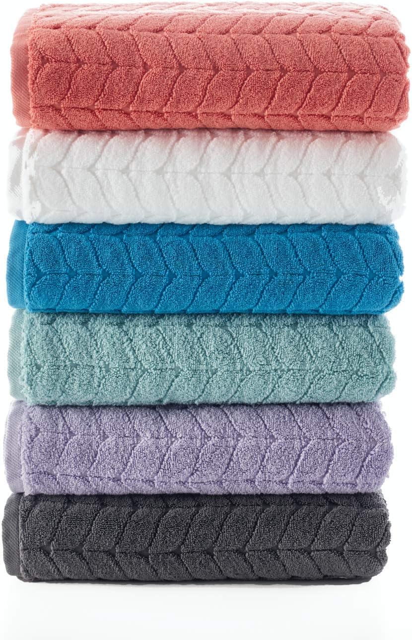 Bagno Milano 6-Pc Turkish Cotton Towel Set – Ultra-Soft & Quick Dry