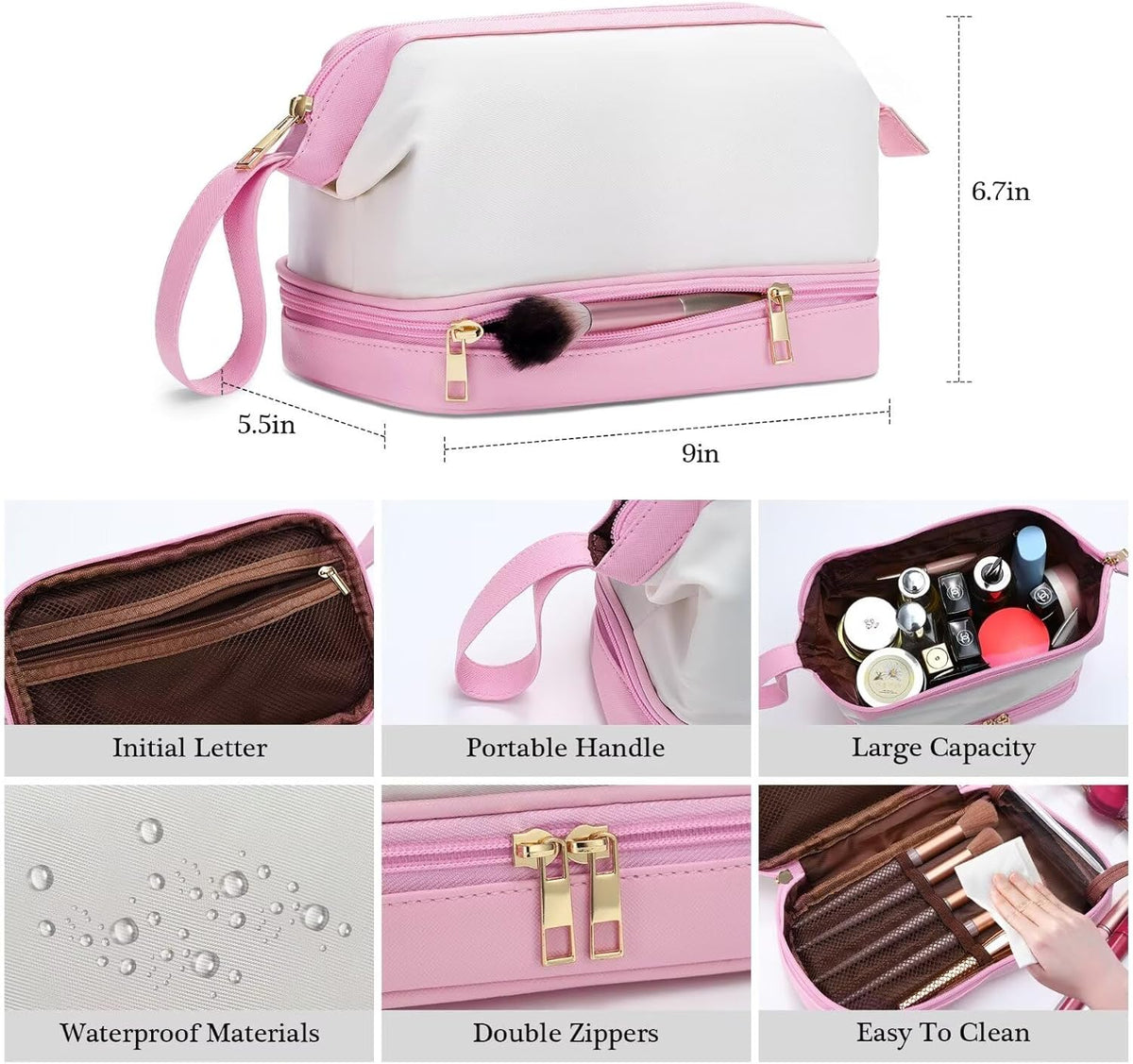 YOOLIFE Travel Makeup Bag – Gifts for Women, Teens & Best Friends