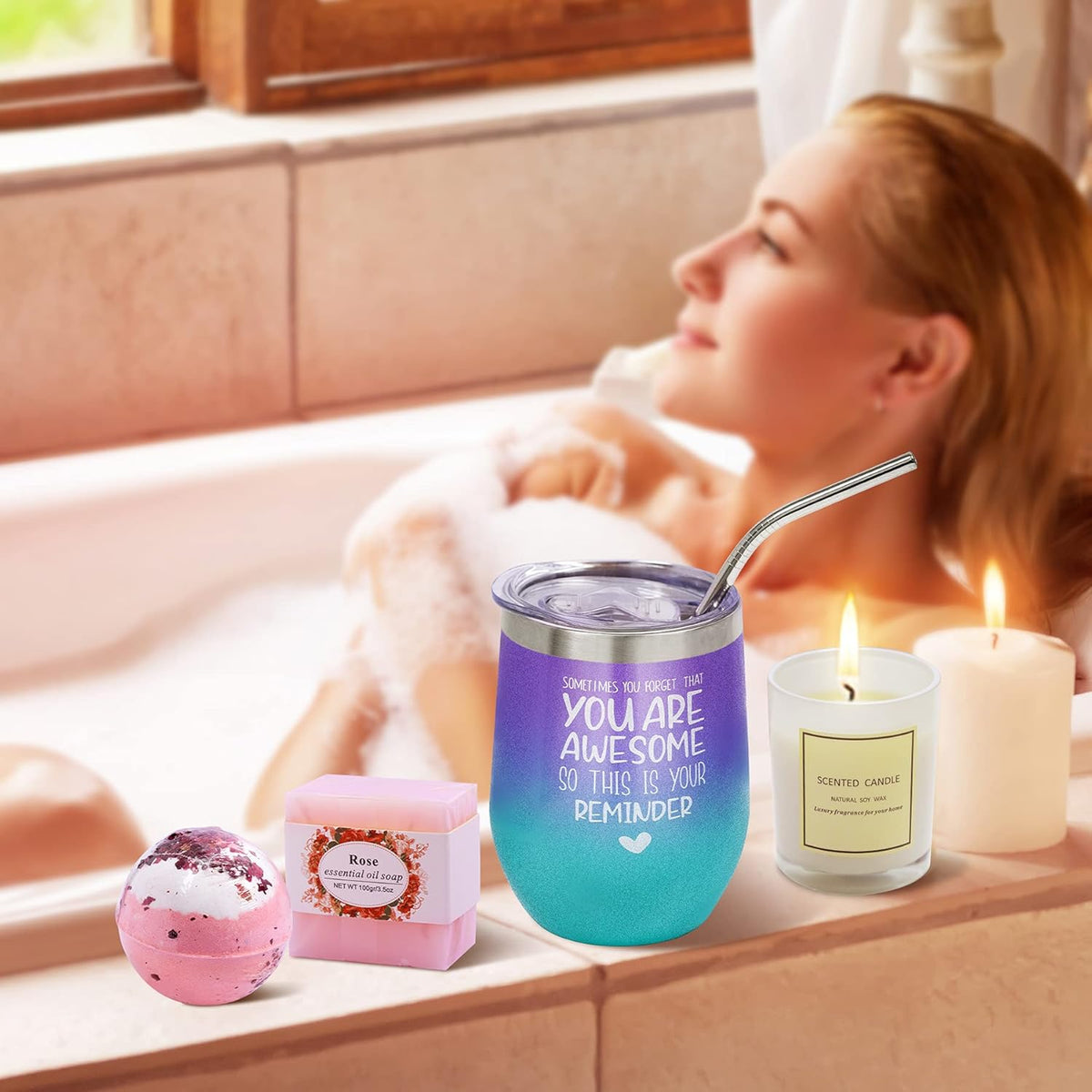 Birthday Gifts for Women – Relaxing & Inspirational Gift Box for Her
