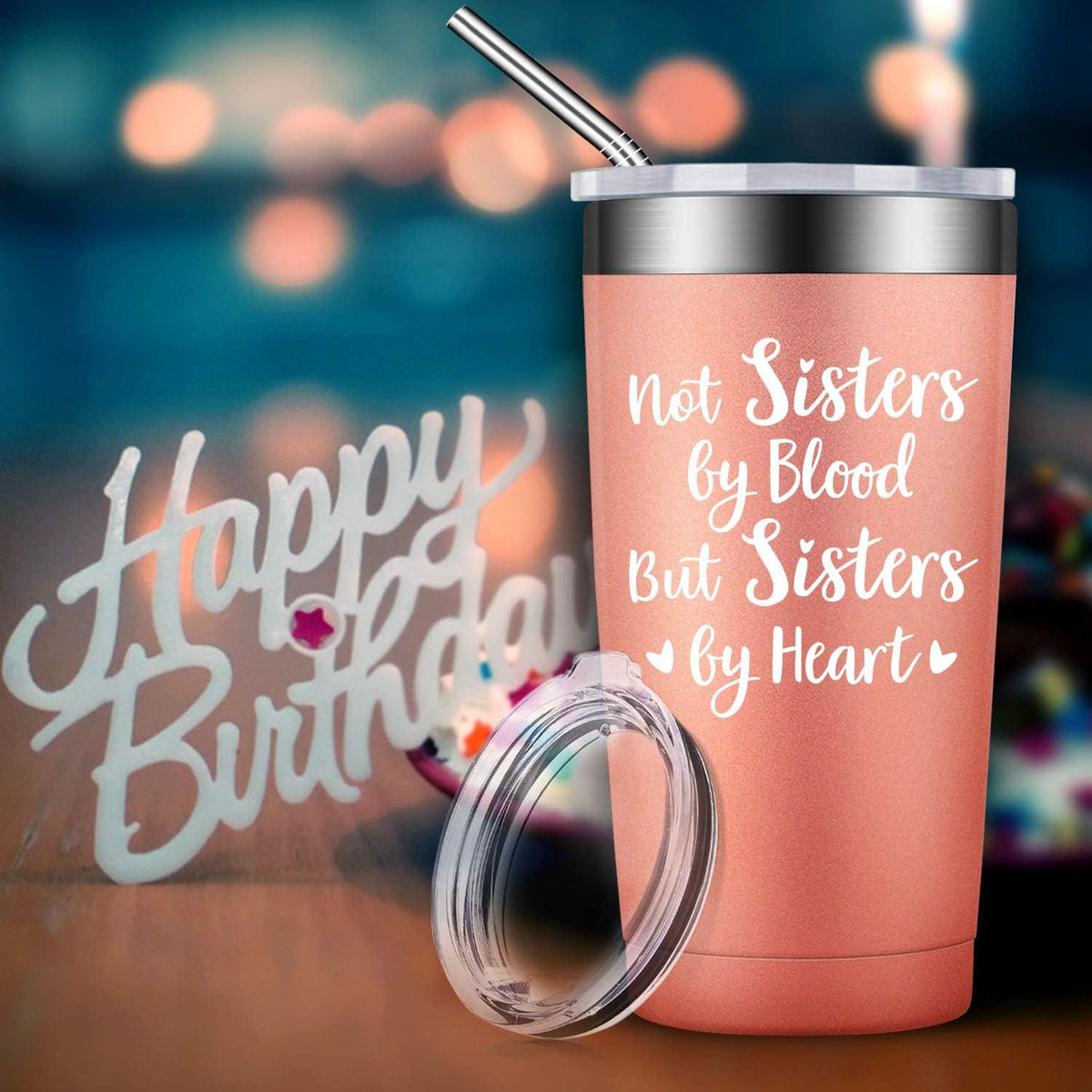 BIRGILT Sister Tumbler – Funny Birthday & Mother’s Day Gift for Sister