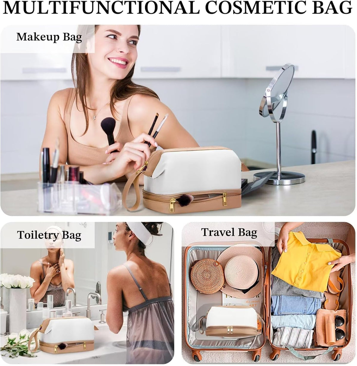 YOOLIFE Travel Makeup Bag – Gifts for Women, Teens & Best Friends