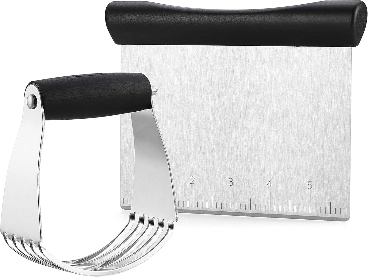 Spring Chef Dough Blender – Stainless Steel Pastry Cutter with Soft Grip