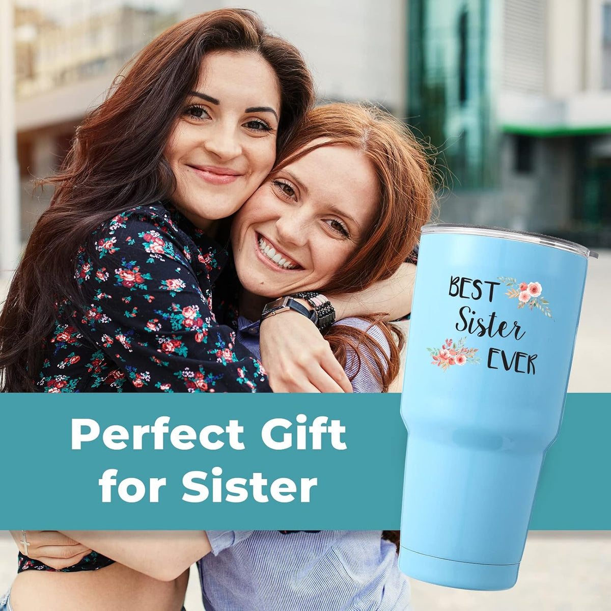 KEDRIAN Sister Tumbler 30oz – Meaningful Gifts for Sister from Sister