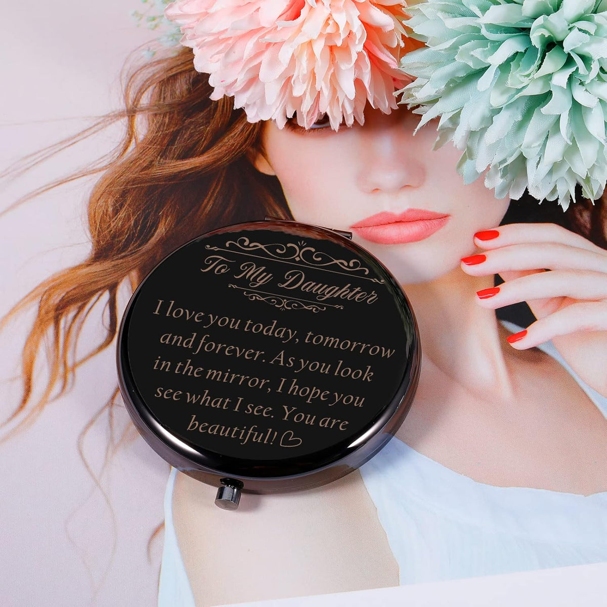 Off to College Gifts – Compact Mirror for Teen Girls & Daughters