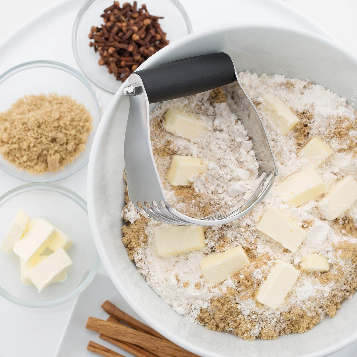 Spring Chef Dough Blender – Stainless Steel Pastry Cutter with Soft Grip