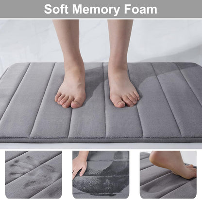 Memory Foam Bath Mat 24x70 – Non Slip Extra Large Runner