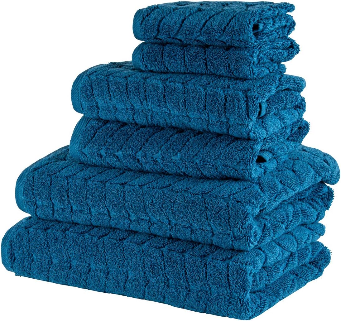 Bagno Milano 6-Pc Turkish Cotton Towel Set – Ultra-Soft & Quick Dry