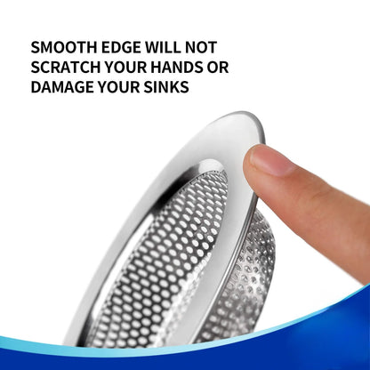 Kitchen Sink Strainer, Stainless Steel Sink Drain Strainer, Dishwasher Safe, Pack of 3