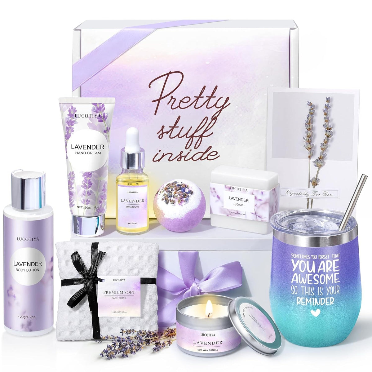 Birthday Gifts for Women – Self Care & Get Well Soon Spa Gift Basket