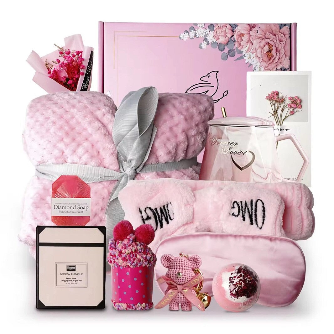 Gifts for Women, Girls, Teens & Friends – Self Care & Get Well Soon Spa Gift Basket
