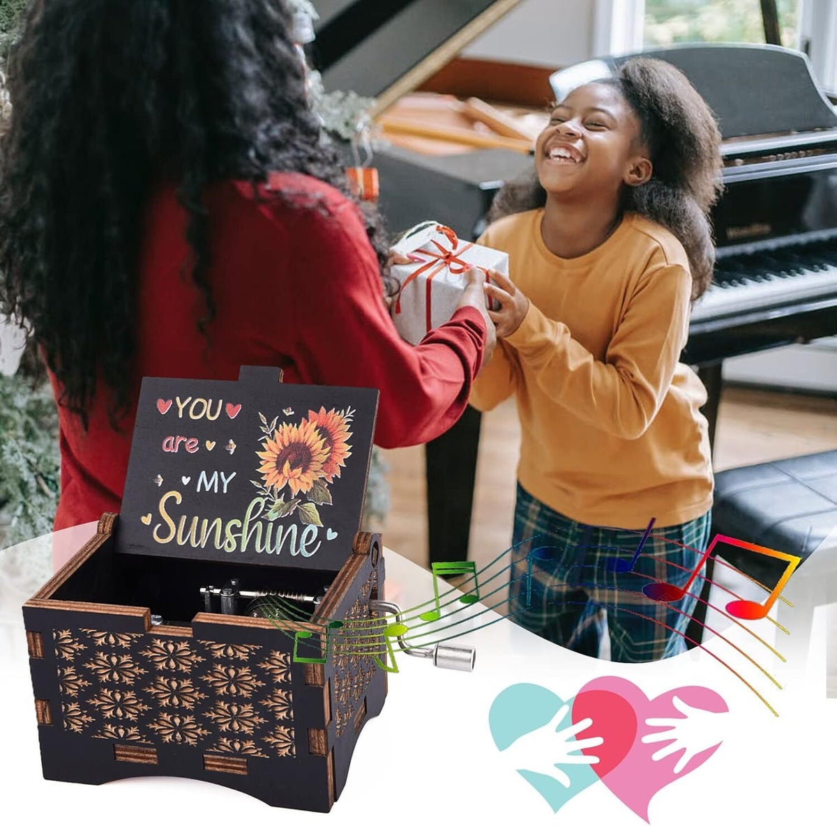 Valentine’s Day Gifts for Her Music Box – Romantic Gift for Wife or Girlfriend