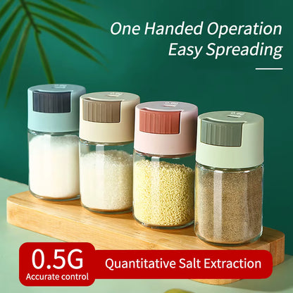 D5 Adjustable Salt & Spice Dispenser – Seasoning Bottle with Shaker Lid